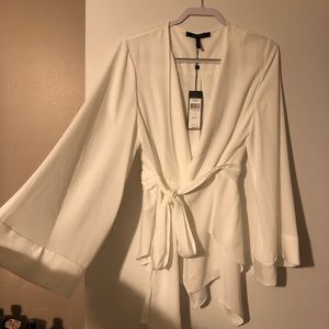 Wrap Blouse in Optic White